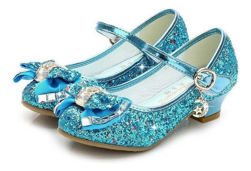 L Zapatos De Niña Sandalias Princesa Zapatillas De Cristal