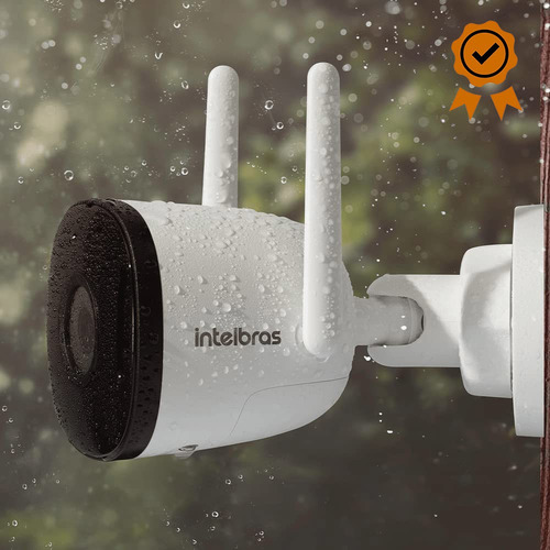 Câmera De Segurança Externa Izy Smart Izc 1005 Intelbras Branco