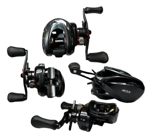 Carretilha De Pesca Monster 3x Zsx Pro Lado Esquerdo