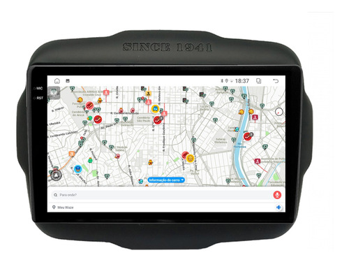 Central Multimidia Renegade 22/25 9p Android 2/64gb Carplay