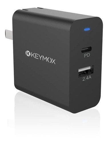 Keymox Cargador Usb 2 Puerto 30 Adaptador Suministro 18