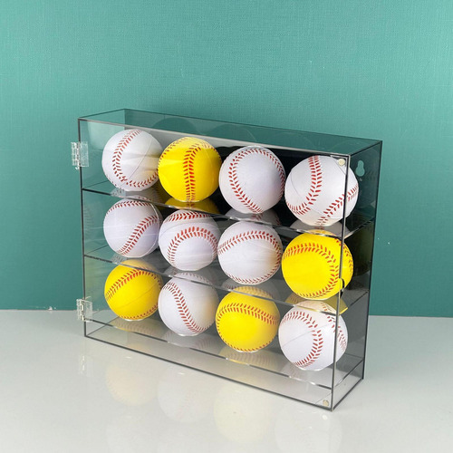 Vitrina De Béisbol, Caja De Almacenamiento De Béisbol Con
