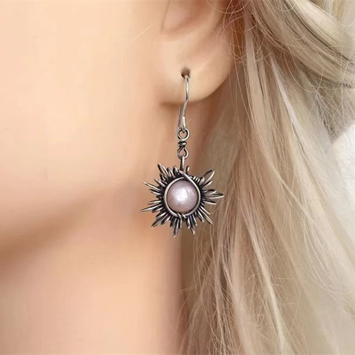 Brincos De Sol Estilo Boho Brincos Assimétricos Modernos