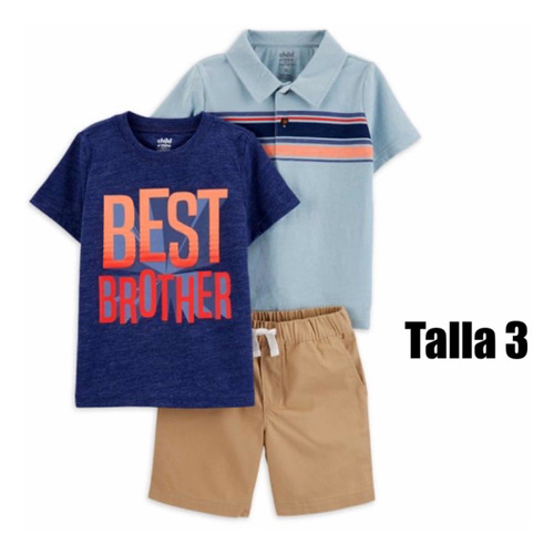 Conjunto De Niño Child Of Mine Carters3 Piezas