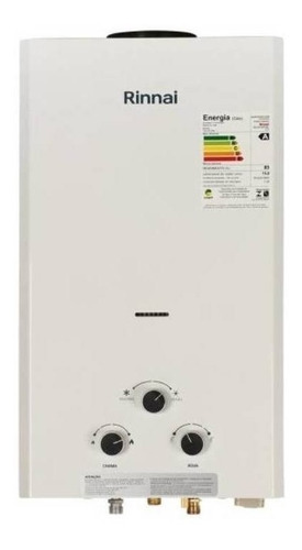 Aquecedor a gás GLP Rinnai REU-M150 branco