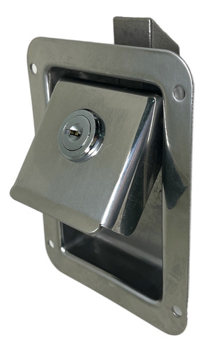 7 X Fechadura Inox Porta Bau Maleiro Furgão Motor Home Onibu