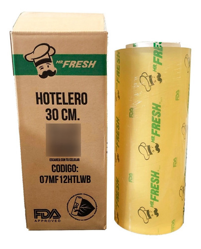 4 Vitafilm (emplaye Alimenticio) 12 PuLG (30cm) Mr. Fresh