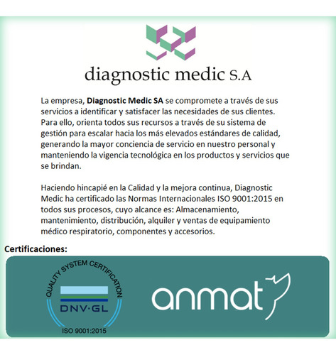 Mascara Nasal P2 - Bmc Talle S-m-l (cpap / Bpap)