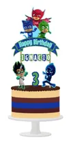 Comprar Cake Topper Pj Masks Héroes En Pijamas Adorno Para Tortas 