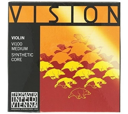 Thomastik-infeld Vi100 Vision Cuerdas Para Violin Juego Comp