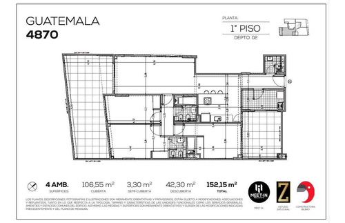 Imagen 2 de 11 de Mova Soho - Excelente 4 Ambientes Con Dependencias Y Gran Terraza