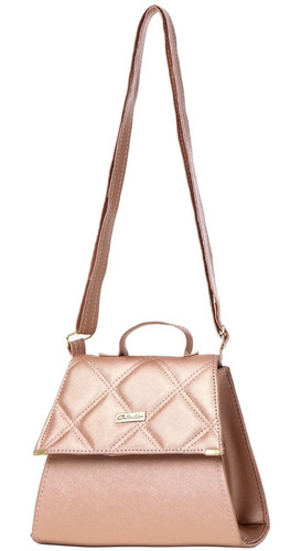 Bolsa Camelia Oro Rosado Imelda Fashion Bags