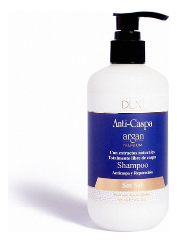  Shampoo Anticaspa Árgan 300 Ml Argan Deluxe