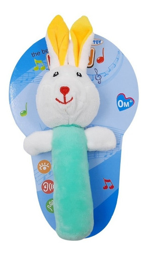 Sonajero Chillon De Peluche Para Bebe