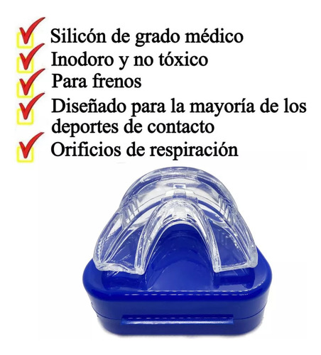 1pcs Guarda Dental De Silicona Para Dormir Para Evitar Los