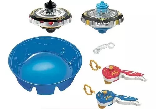 Beyblade C/ Lançador Peão Batalha Infinity Nado Pião Rápido