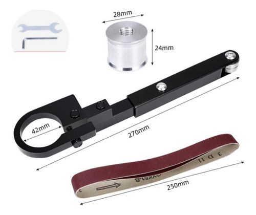 Adaptador De Lijadora De Banda Para Amoladora, Accesorio De