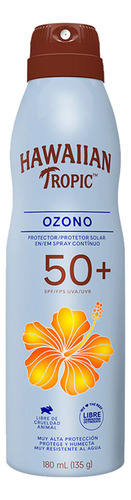 Protector Solar Hawaiian Tropic Ozono 50+ Fps C-spray 180 Ml