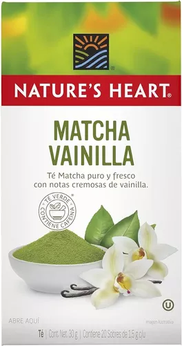 TE MATCHA VAINILLA NATURE'S HEART - CAJA 20 SOBRES