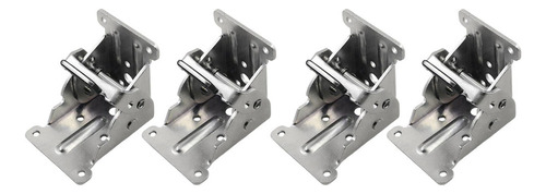 4 Bisagras Plegables De Metal De A Para Sofá Plegable Plata