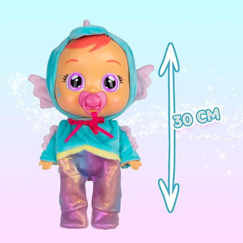Bebés Llorones Fantasy Nessi Lagrimas De Verdad 30 Cm