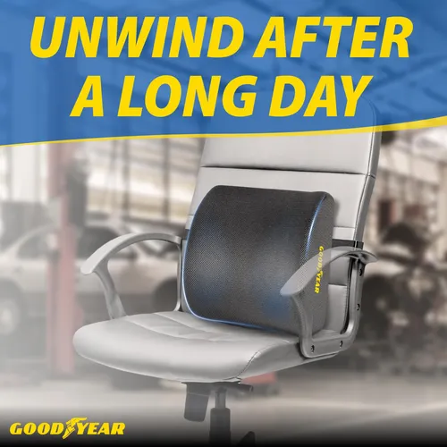 Almohada De Soporte Lumbar Goodyear Gy1003, 100% Espuma Visc