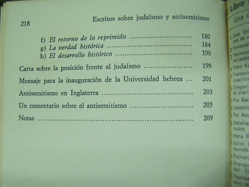 Escritos Sobre Judaismo Y Antisemitismo * Sigmund Freud *