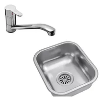 Comprar Pileta Bacha Johnson Ee28 + Griferia Monocomando Cocina