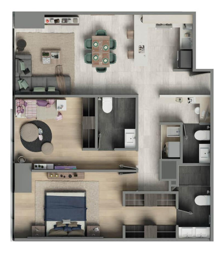 Departamento En Renta En Neuchatel Polanco A 7 Min De Plaza Carso Y 20 Min De Reforma Cdmx