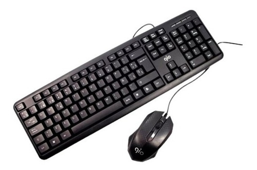 Teclado / Mouse Combo Gio G11 Negro