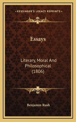 Libro Essays: Literary, Moral And Philosophical (1806) - ...