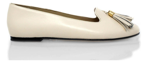 Zapato Flat Balerina Mujer Regina Romero Polina Latte