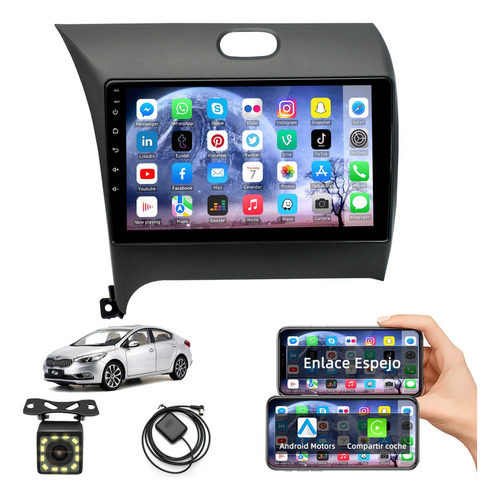 Autoestéreo Bluetooth Carplay For Kia K3 Cerato Forte 13-18