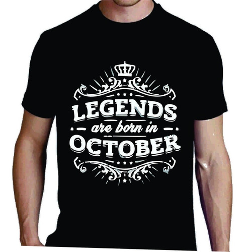 Remera Leyenda Cumpleaños Agosto Octubre Mes Que Quieras