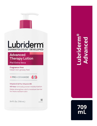 Crema Corporal Lubriderm Advanced Therapy 709 Ml