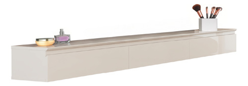 Penteadeira Suspensa 3 Gavetas 1,80m Aspen Off White