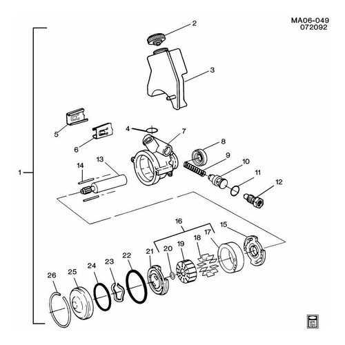 Kit Bomba Hidraulica Trailblazer 2006 2007 2008 2009