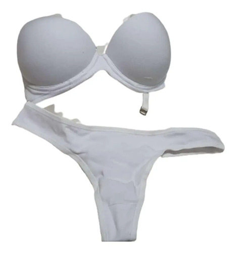 Conjunto Ropa Interior Andressa - T.85 - Color Blanco | Envío gratis