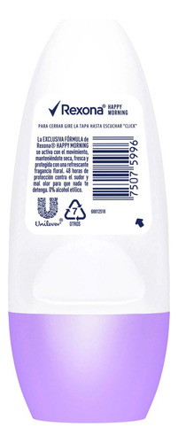 Rexona Deodorant Rol Happy Morning 12x50ml Neutro