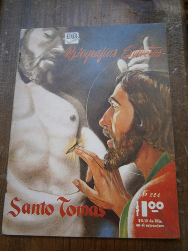 Santo Tomas Biografias Selectas Comic Mexico 1963