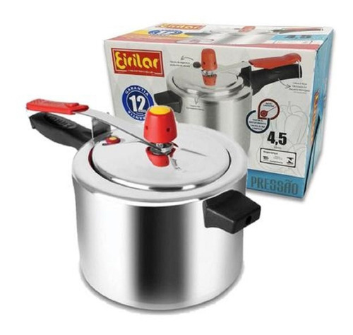 Panela De Pressão Eirilar Polida 4,5l