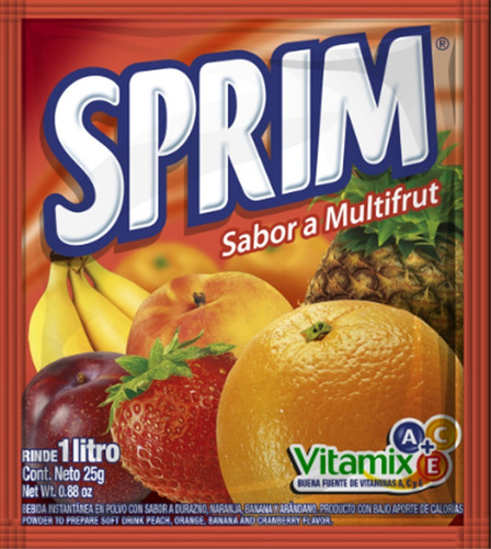  Jugo Sprim Sabor Multifruta X 80 Sobres