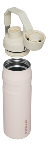 Termo Stanley Botella Flujo Rápido Rose Quartz Glimmer 709ml Rosa Claro