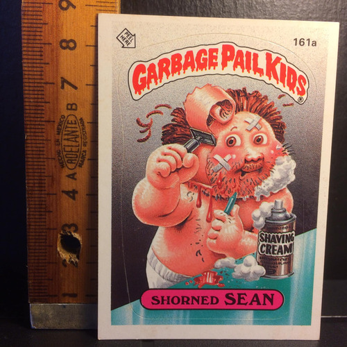 Garbage Pail Kids Shorned Sean Año 1986 Topps