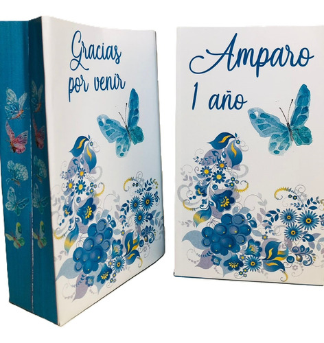 Bolsas Golosineras Personalizadas X 15 Mariposas Azules