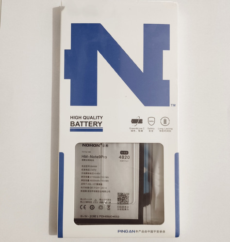 Bateria Nohon Mi 10 T Lite / Redmi Note 9 Pro 4820 Mah 