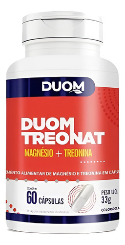 Duom Treonat 60 Cápsulas - Duom Without Flavor