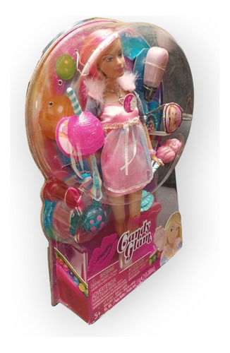 Barbie Colección Candy Glam Articulada Con Accesorios 2008 (Usado)