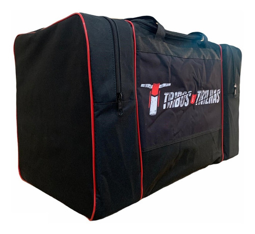 Bolsa De Equipamentos Tribos E Trilhas Whip Motocross Enduro Cor Preto/vermelho