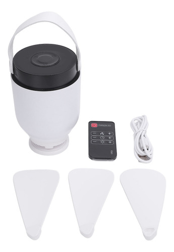 Ventilador De Teto Led Recarregável Para Acampamento